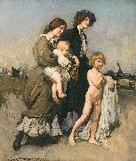 George Washington Lambert The Bathers oil painting